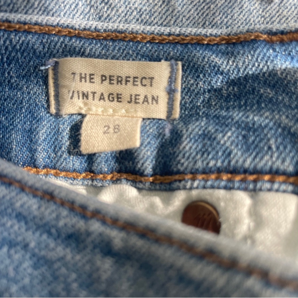 Madewell The Perfect Vintage Jean Stretch Size 26 - Picture 7 of 10